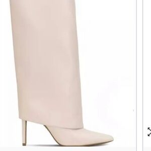 INC Skylar Wide-Calf Fold Over Cuffed Knee High Boots